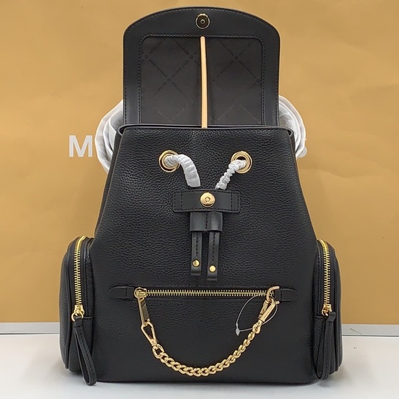 MICHAEL KORS
Jet Set Medium Pebbled Leather Backpack BLACK COLOR - Picture 3 of 16